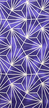 変り麻型［カワリアサカタ］・紫濃淡