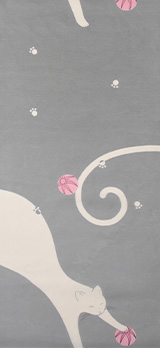 伸びネコ［ノビネコ］・グレイ