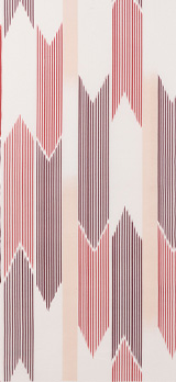 縞矢絣［シマヤガスリ］・赤レンガ