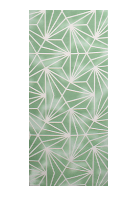 変り麻型［カワリアサカタ］・グリーン濃淡