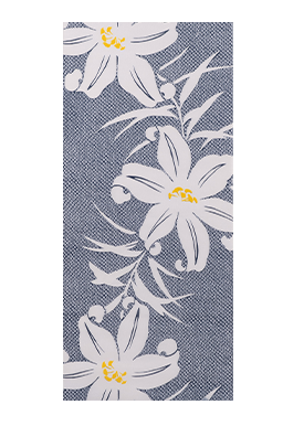 大ゆり疋田［オオユリヒッタ］・紺地